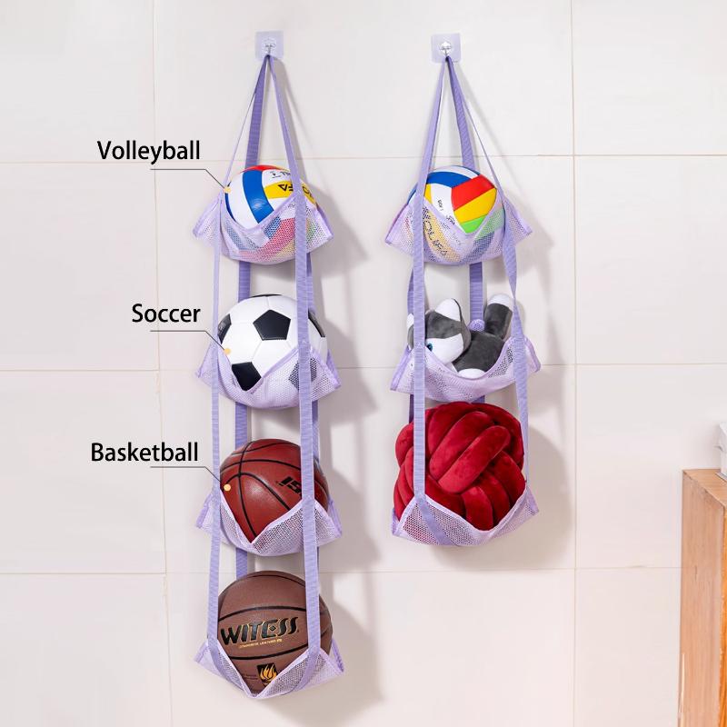 Sports Equipment Garage Organizer - Nuevo organizador de bolsillos de malla