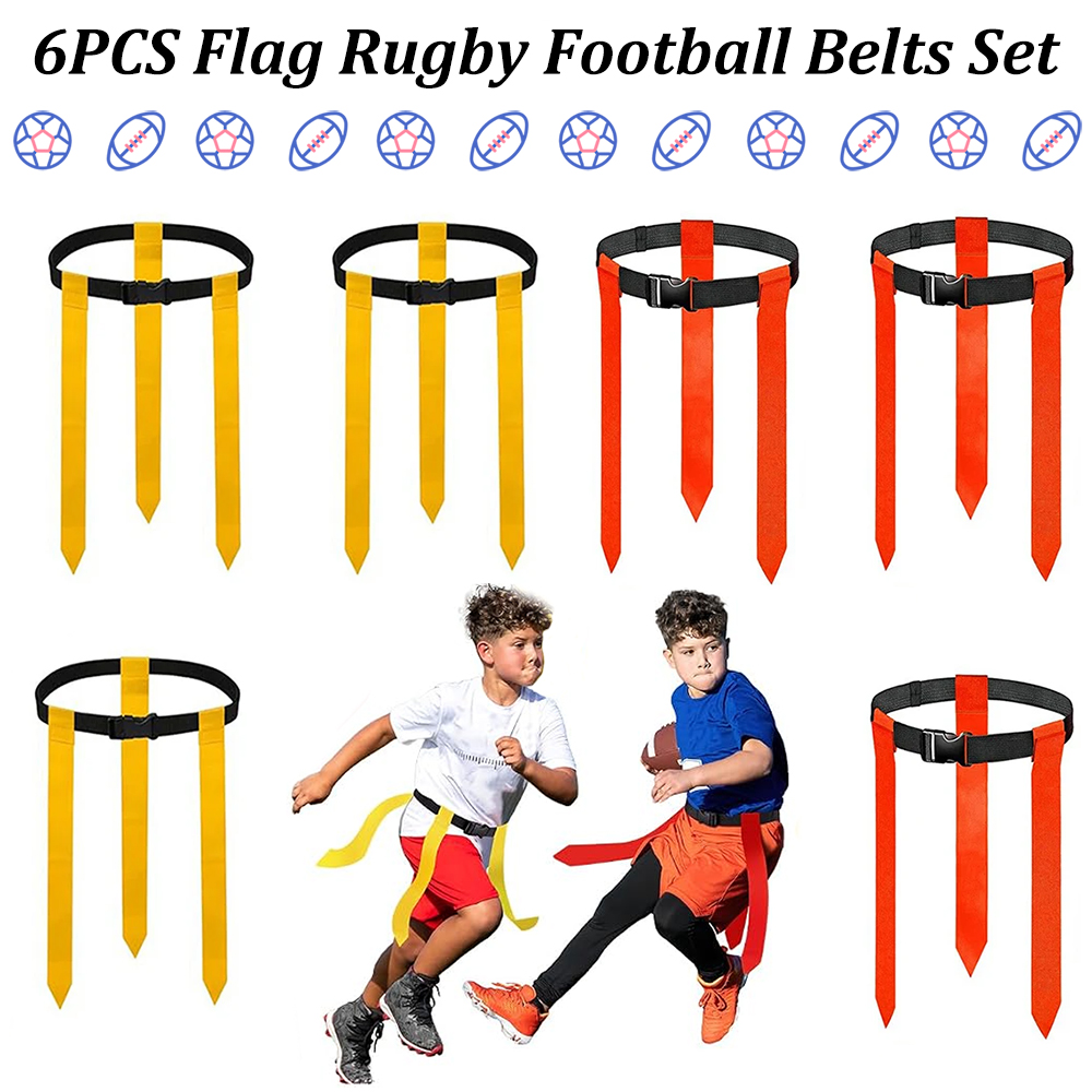 Sports Equipment Game - Juego de 6 cinturones de fútbol