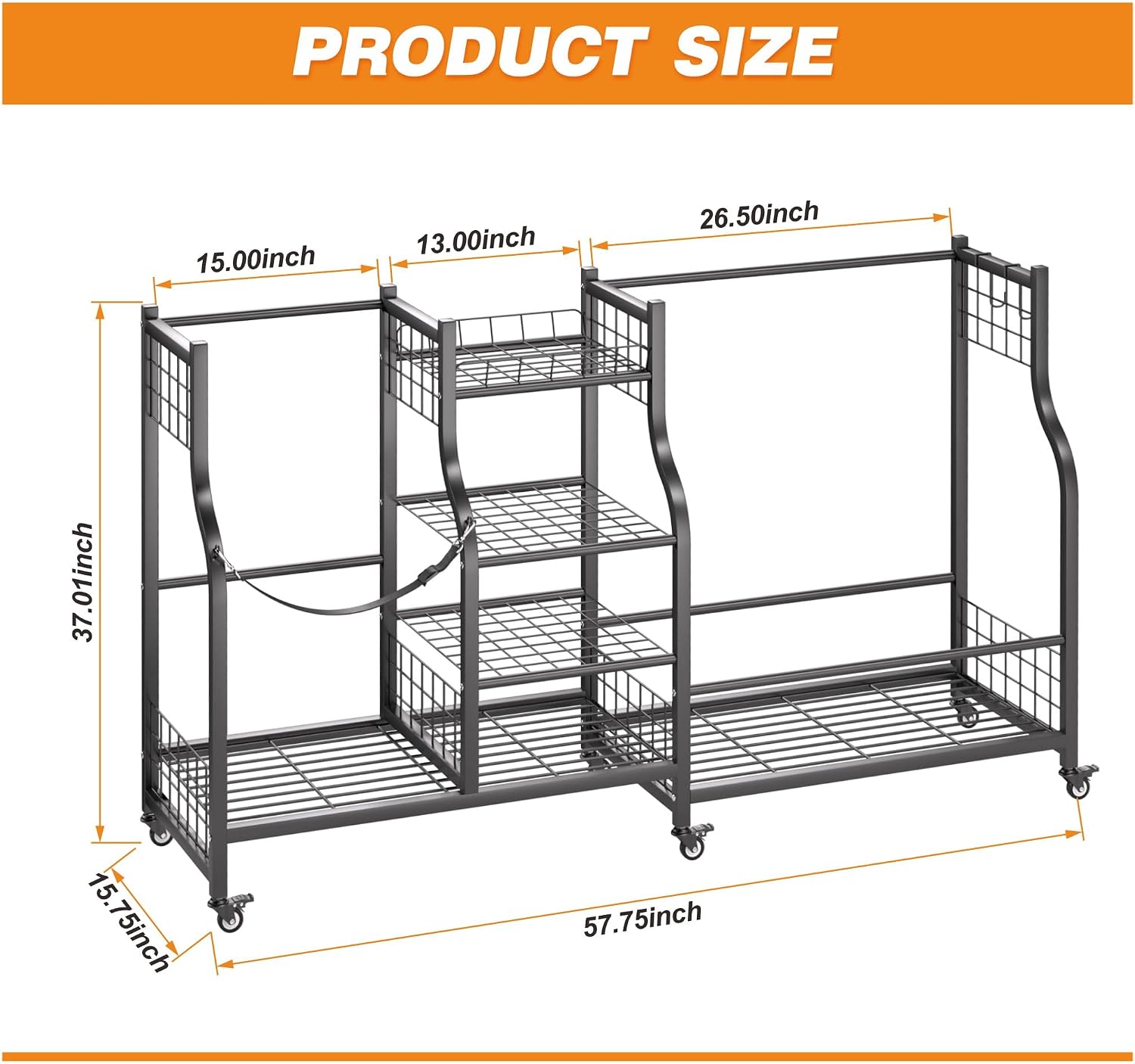 Organizador de bolsas de golf, - Sports Equipment Garage Organizer reseña y precio