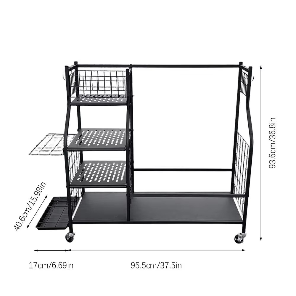 Estante organizador de garaje  - Sports Equipment Garage Organizer reseña y precio