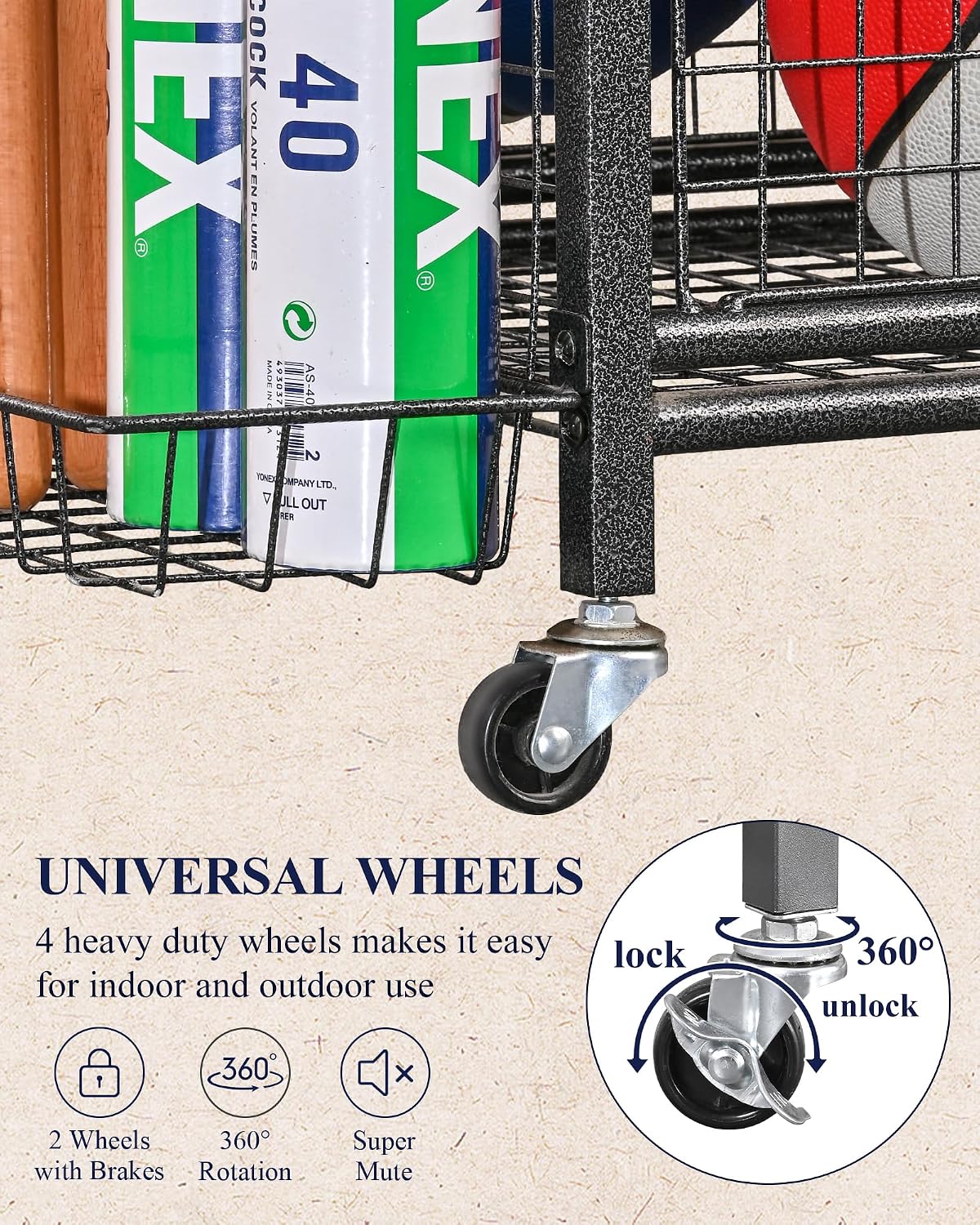 Organizador de garaje para equ - Sports Equipment Garage Organizer reseña y precio