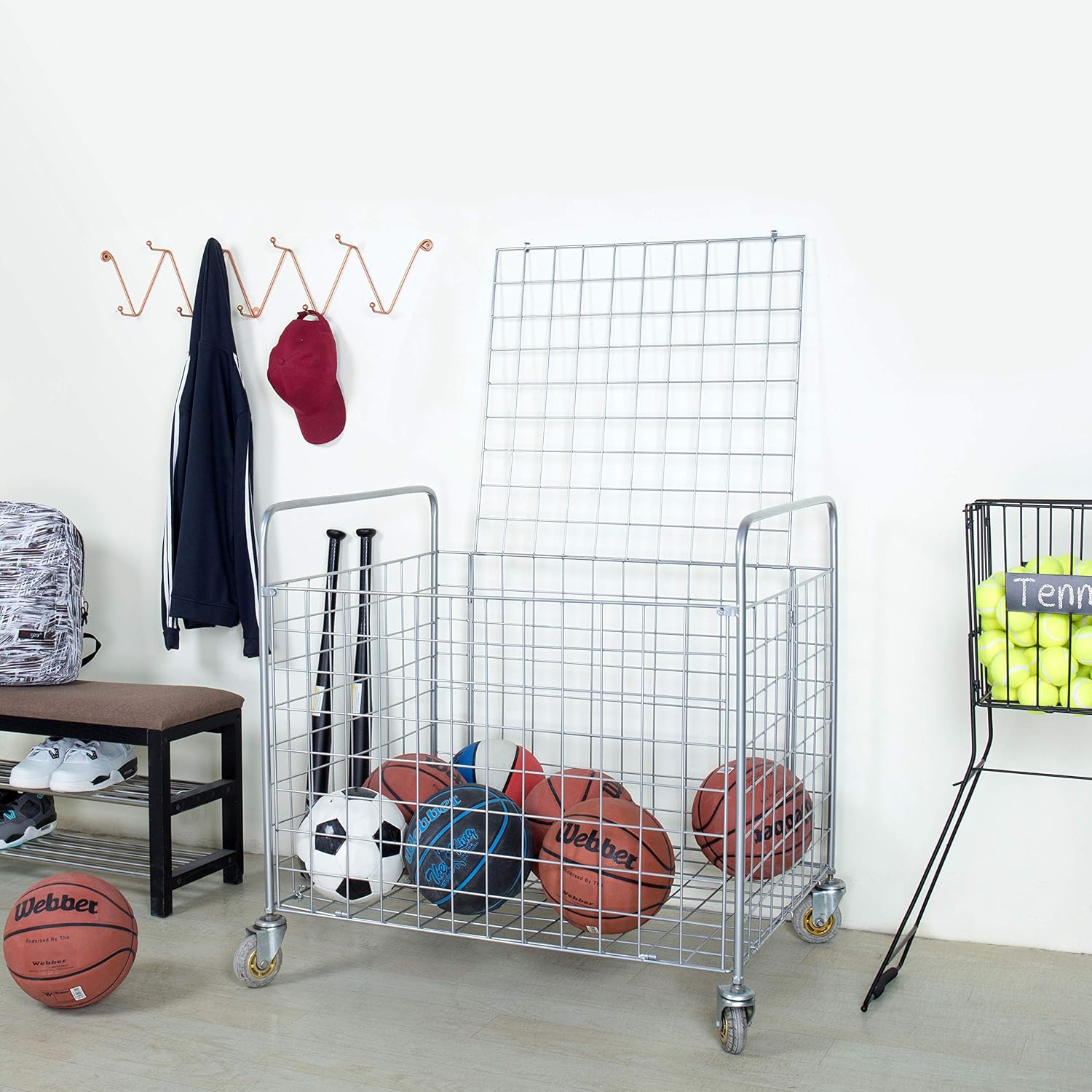 Carrito de Almacenamiento de P - Sports Equipment Locker reseña y precio