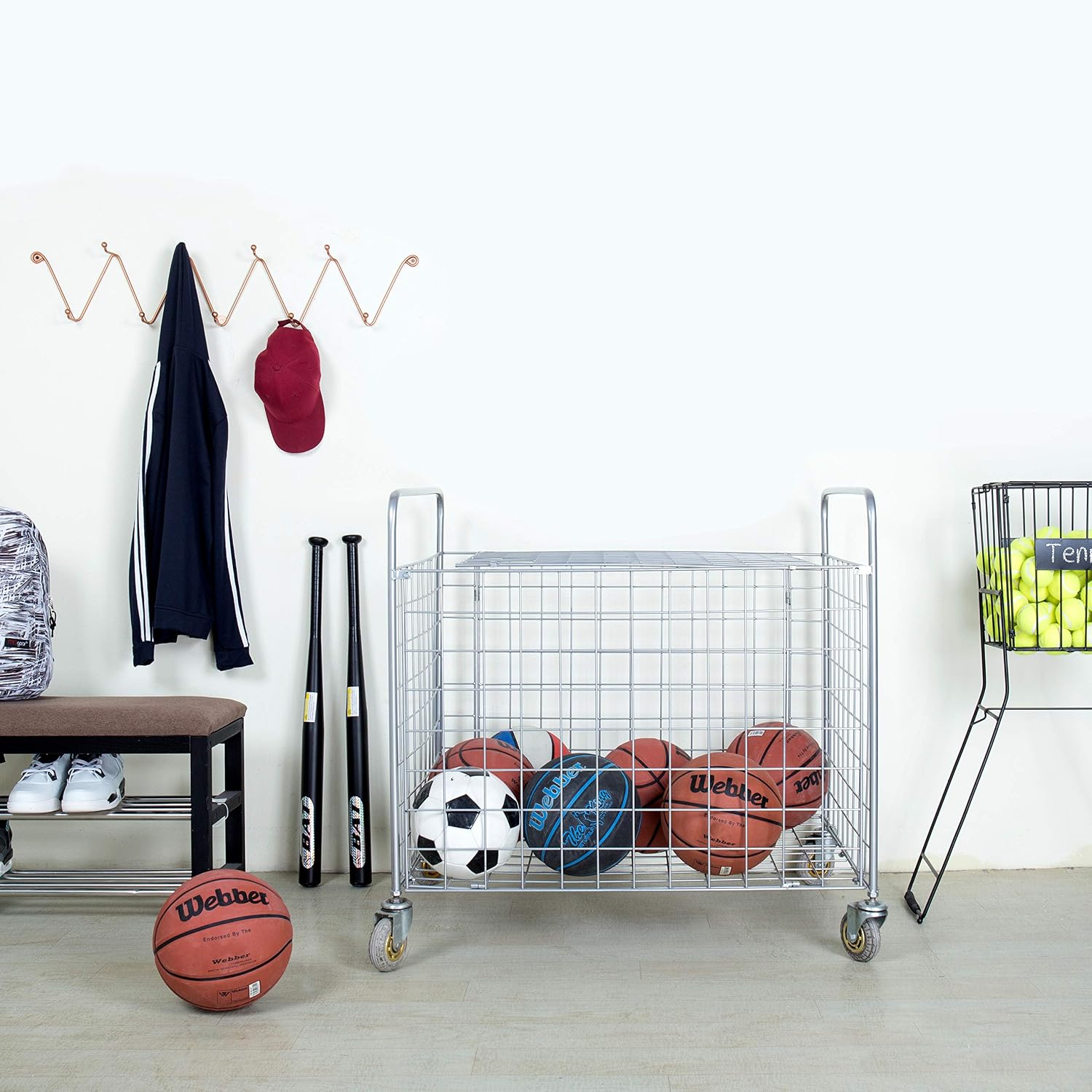 Carrito de Almacenamiento de P - Sports Equipment Locker reseña y precio